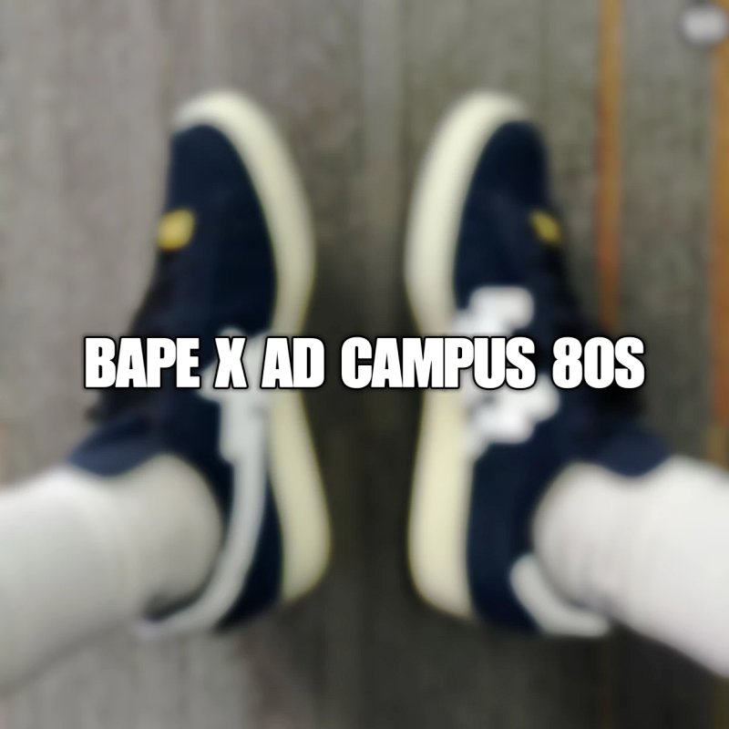Bape A Bathing Ape X Ad Originals Campus