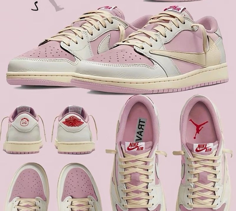 TS X Jd1 Low Sky Pink