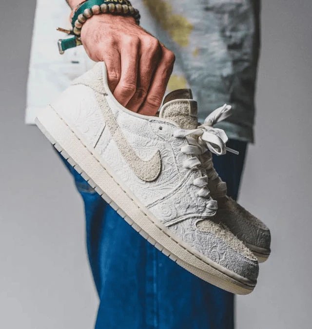Chris Paul X Air 1 Low OG Light Cream And Sail PU
