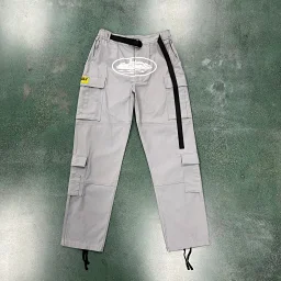 thumbnail for Stone Gray Cargo Trousers