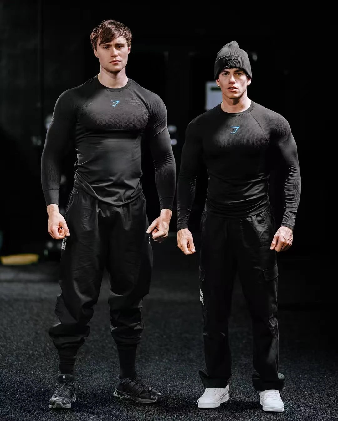 Gymshark Onyx 5.0 Long Sleeve Seamless Compression Top - Stretch Workout Training Slim-Fit Shirt Athletic Wear✅ 1:1 Replica✅