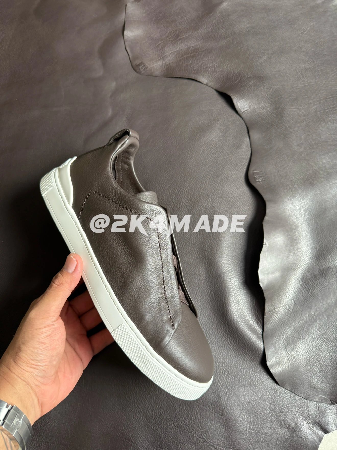 2K4 Independent Zegna Triple Stitch Extremely Comfortable Genuine Deer Skin Foreign Trade Orders Flow Out