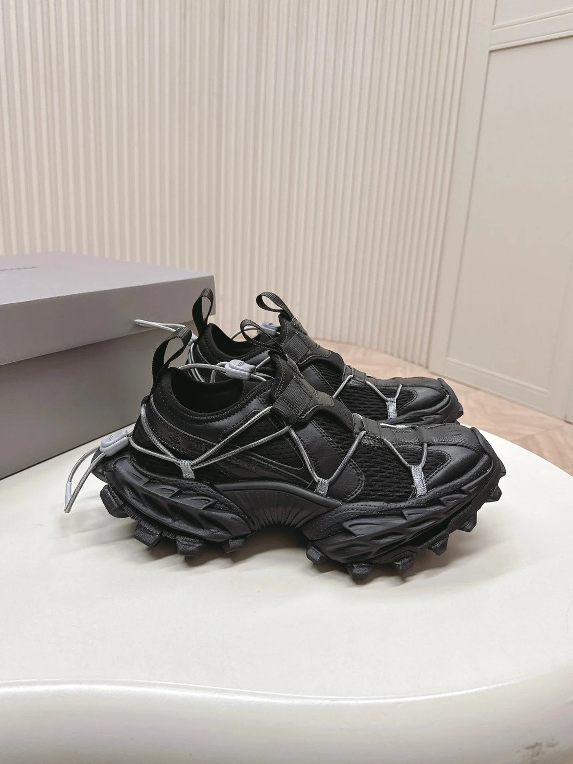 Balenciaga巴黎家新款15代老爹鞋情侣款轮胎底厚底增高休闲运动鞋 定制进口做旧料➕定制原版牛皮，原版注塑成型垫脚，原版开模超轻MD组合底！Size: 35-45