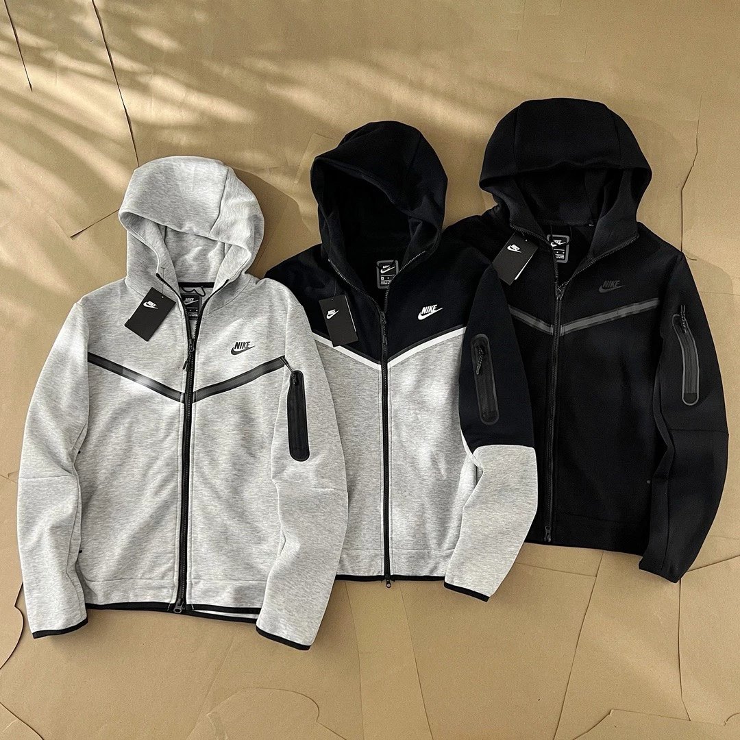Overseas Version Tech Fleece Windrunner Hooded Jacket with Bonded Seam Air Layer 4752