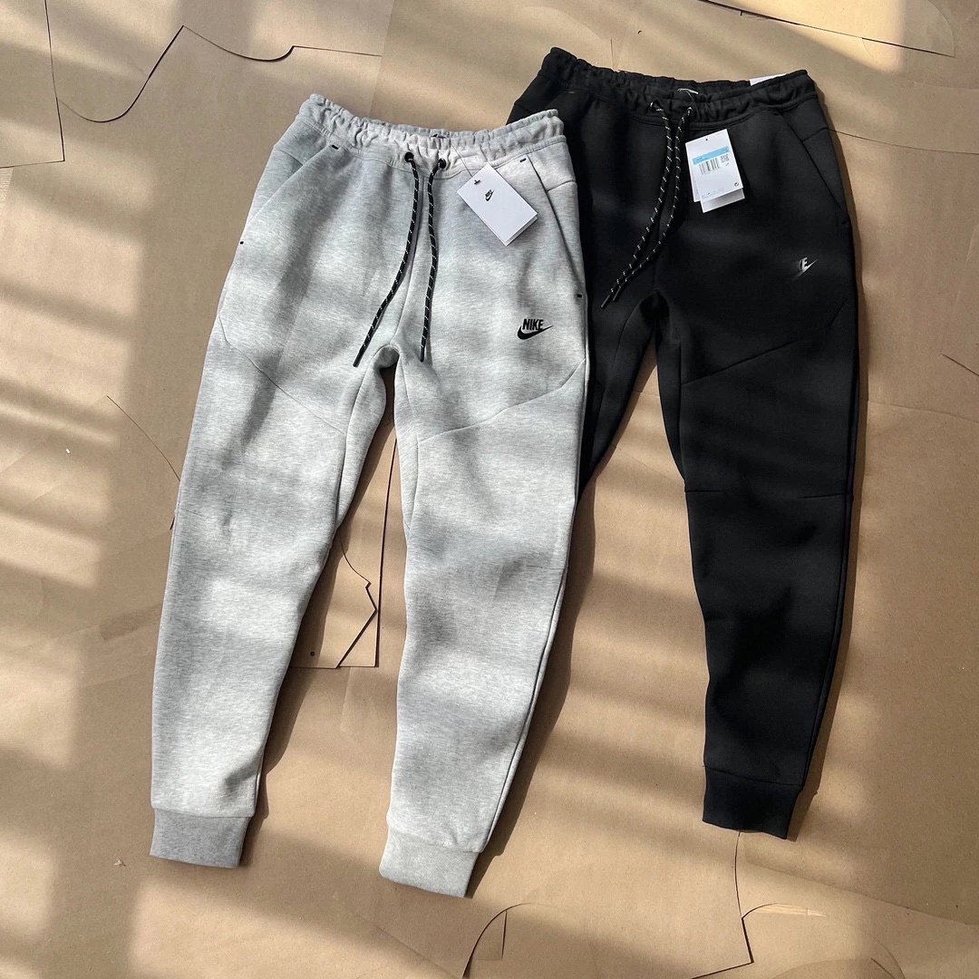 Men's air layer cotton three-dimensional cut zipper pants 11325