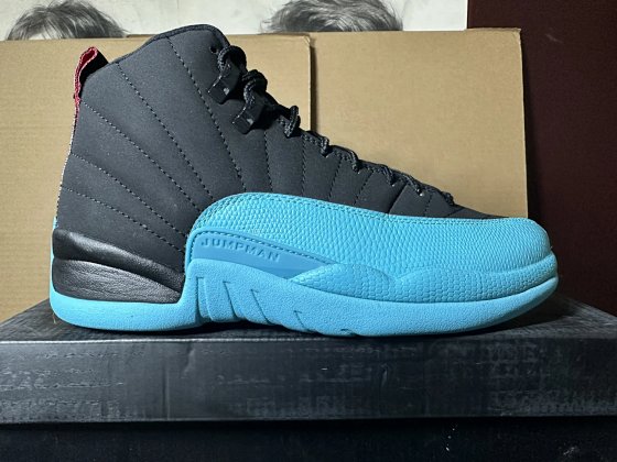 Dinghe Pure Yuan Version Air Jordan 12 Gamma Blue AJ12 Gamma Blue True Carbon Plate True Air Cushion