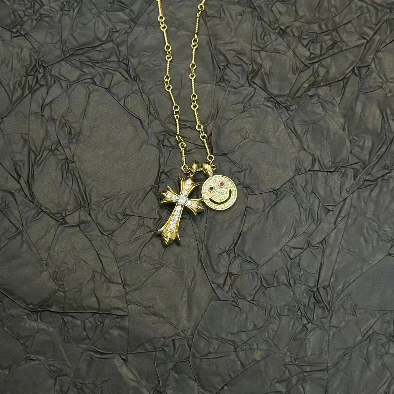 Golden smiley face