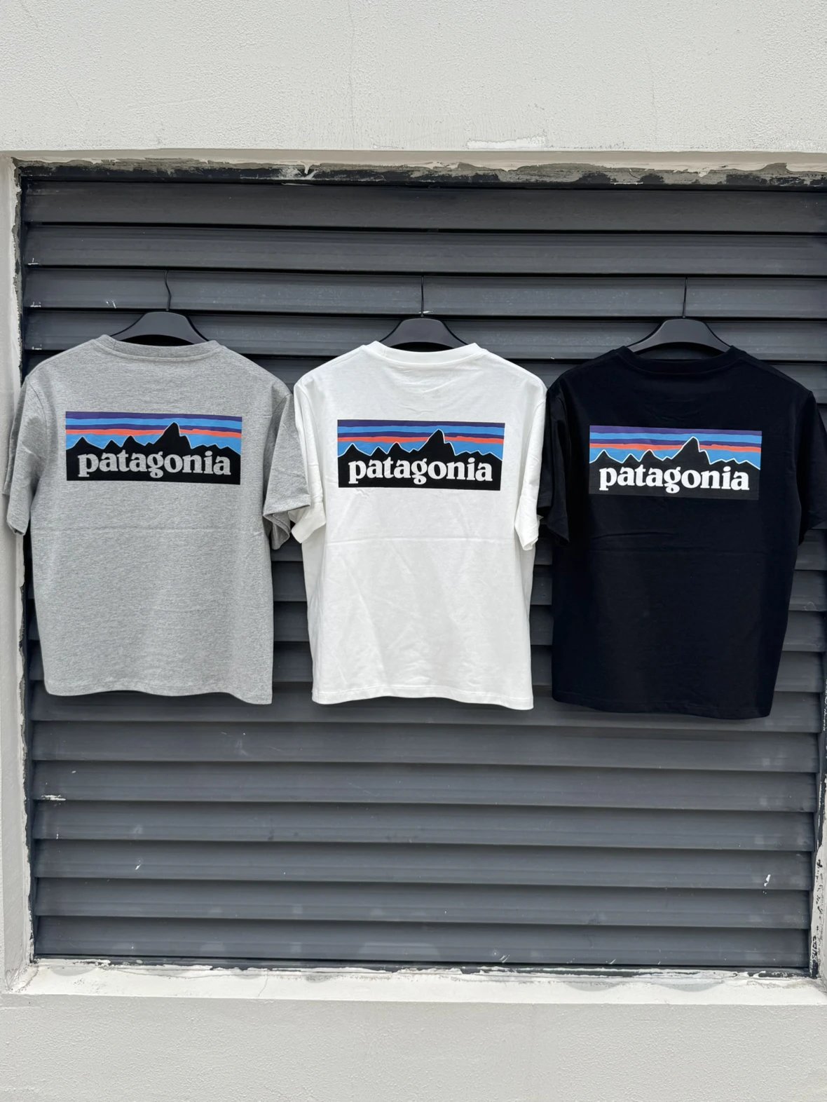 In Stock Seventy Oss Pata Series Style Mountain Short Sleeve Tee - Black / Ivory / Charcoal Three Colors Summer Outdoor Vibe Custom Woven Linen-Cotton
