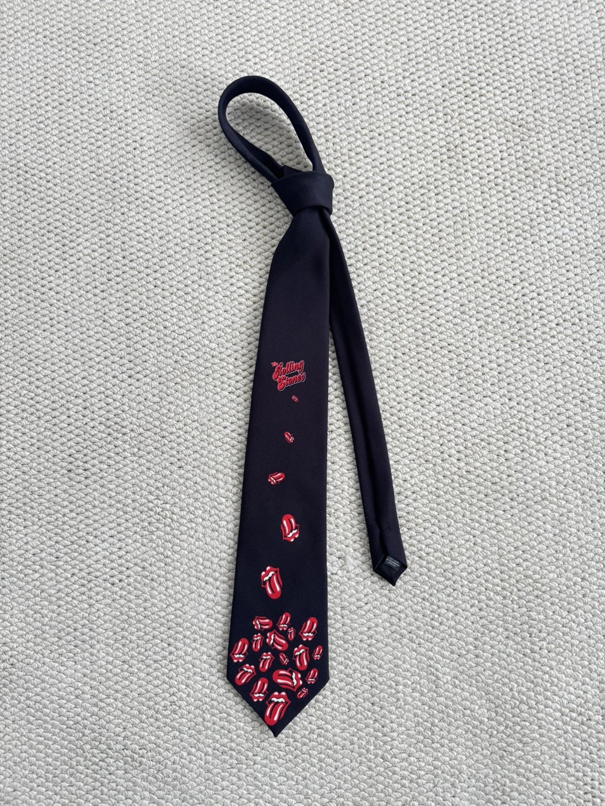 In Stock Seventy OSS Vintage Rolling Stone Collection Necktie Streetwear Trendy