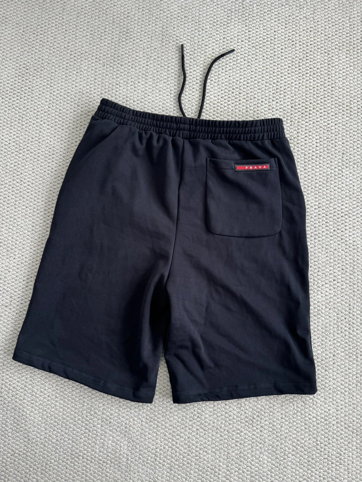 In Stock Seventy OSS PRA Style Red Label Series Shorts Pure Cotton Terry Base Custom Molded Trim Coverstitch Herringbone Stitch Craft