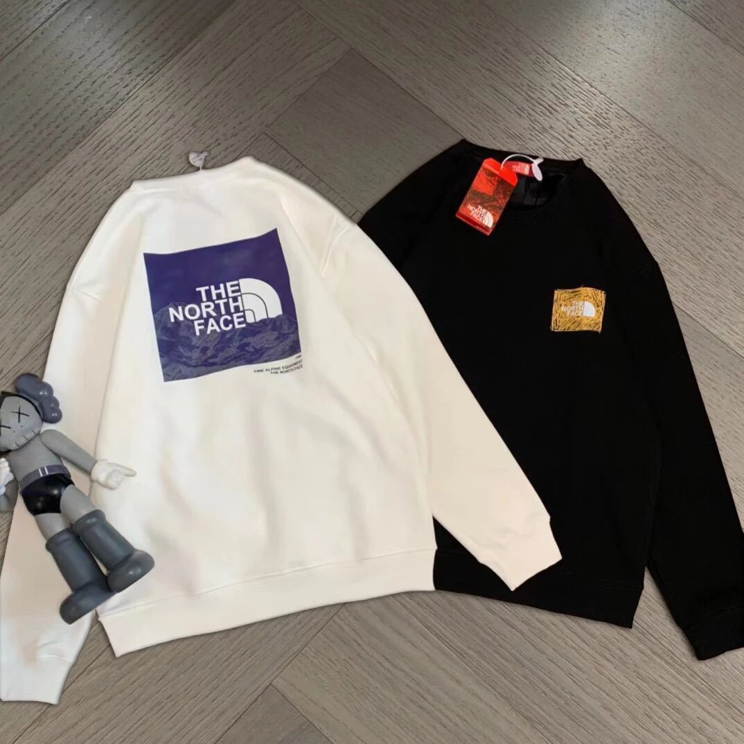 【Fleece Lining Optional】Graffiti Print Crewneck Sweatshirt
