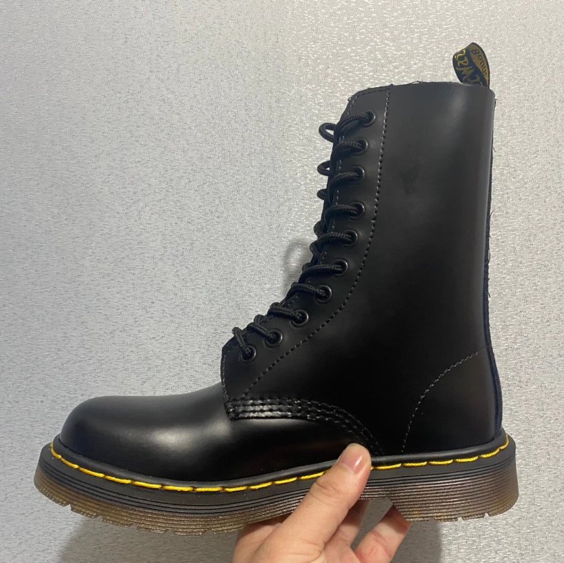 Dr. Martens 1460 8-Eye Boots Hard vs. Soft Leather