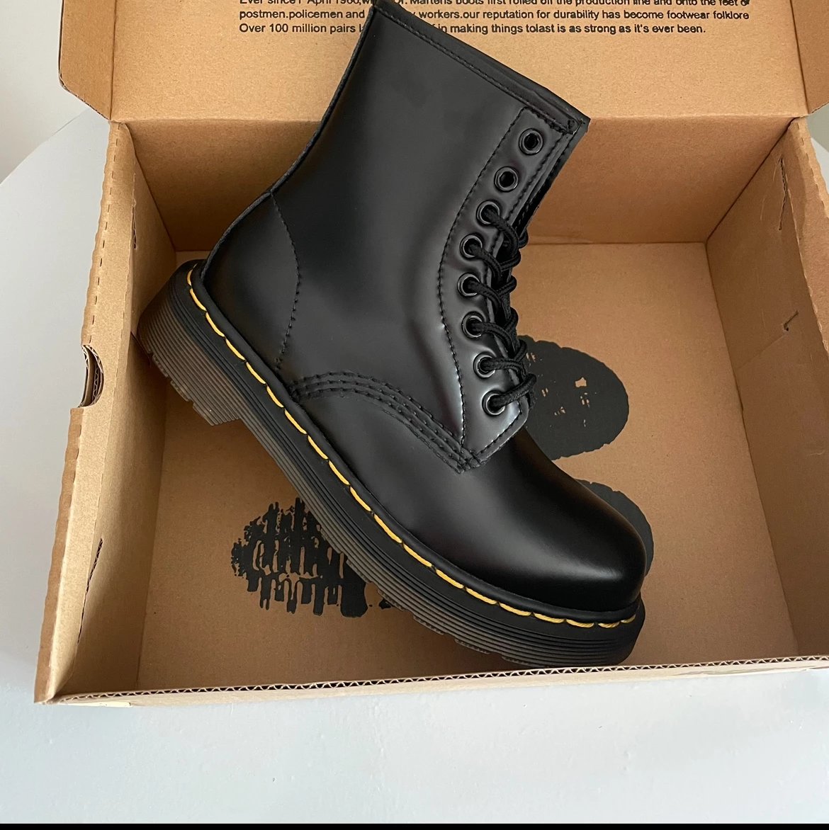 Dr. Martens 1460 8-Eye Boots Hard vs. Soft Leather