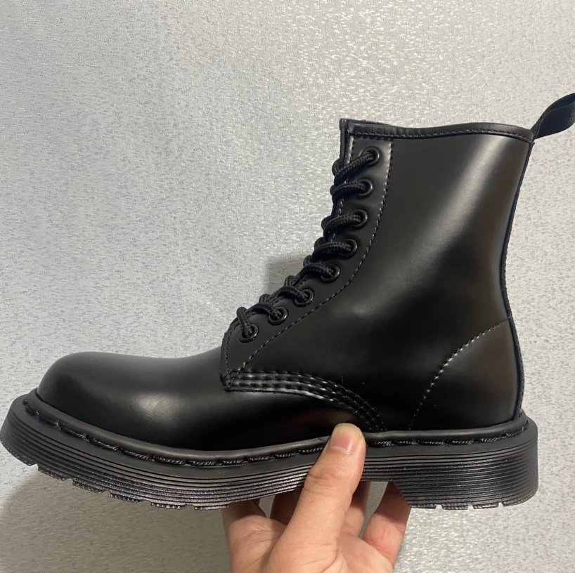 Dr. Martens 1460 8-Eye Boots Hard vs. Soft Leather