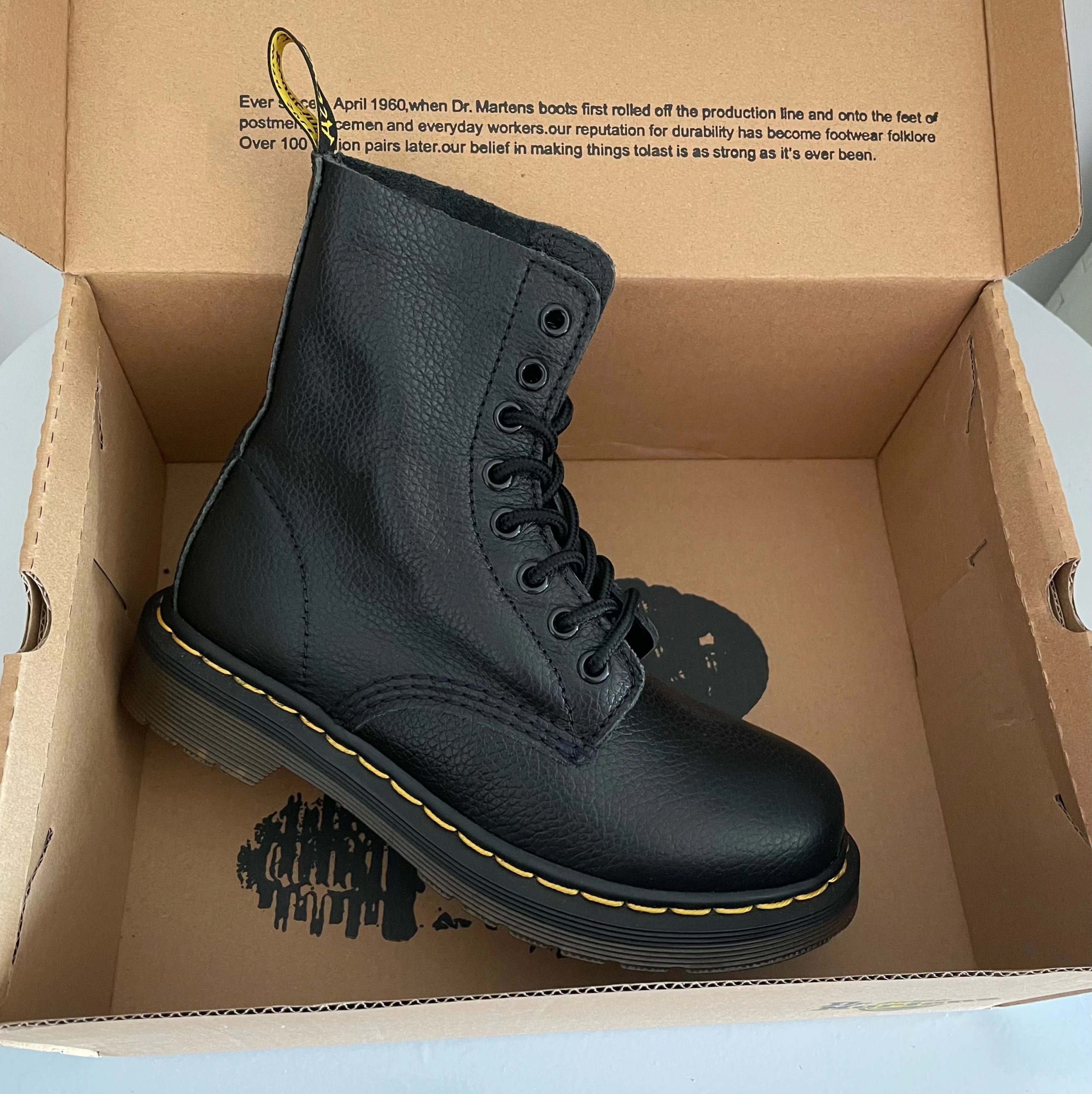 Dr. Martens 1460 8-Eye Boots Hard vs. Soft Leather