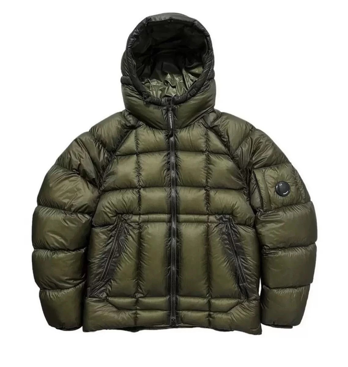 C.P. Company Olive Puffer Jacket