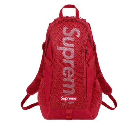Supreme Mesh Backpack Red - 1