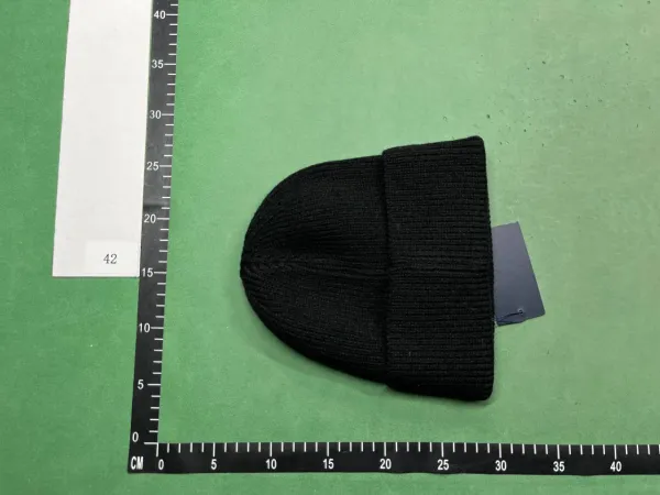 Prada Re-Nylon Beanie Off-White Knit Hat - 6