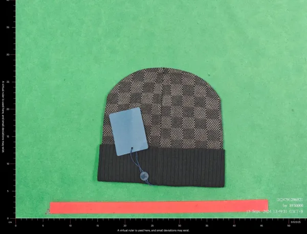 Louis Vuitton Damier Azur Beanie Blue - 6