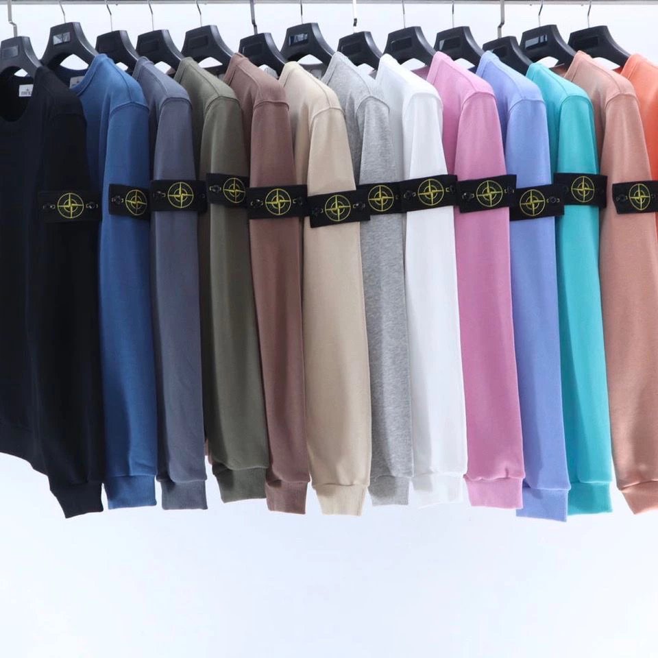 STONE* ISLA*ND CREWNECK SWEATSHIRT terry crew neck sweatshirt