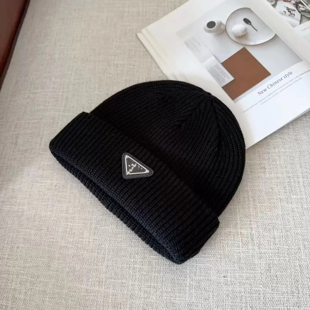 Prada Triangle Logo Knit Beanie [6 styles]