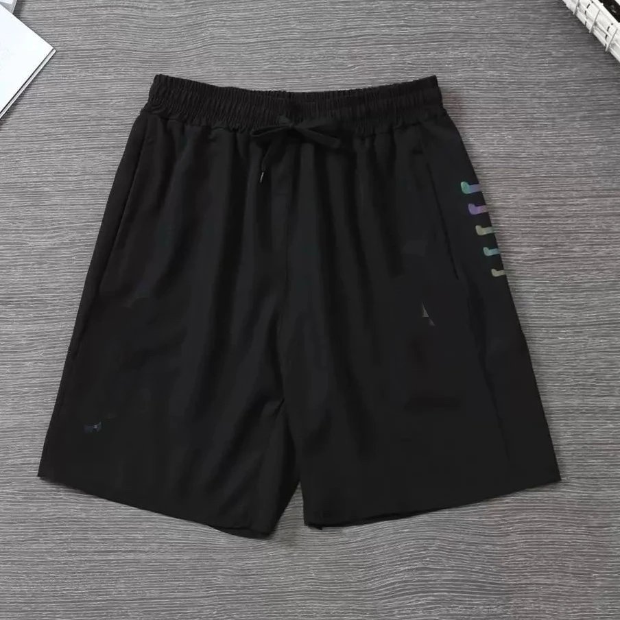 black shorts