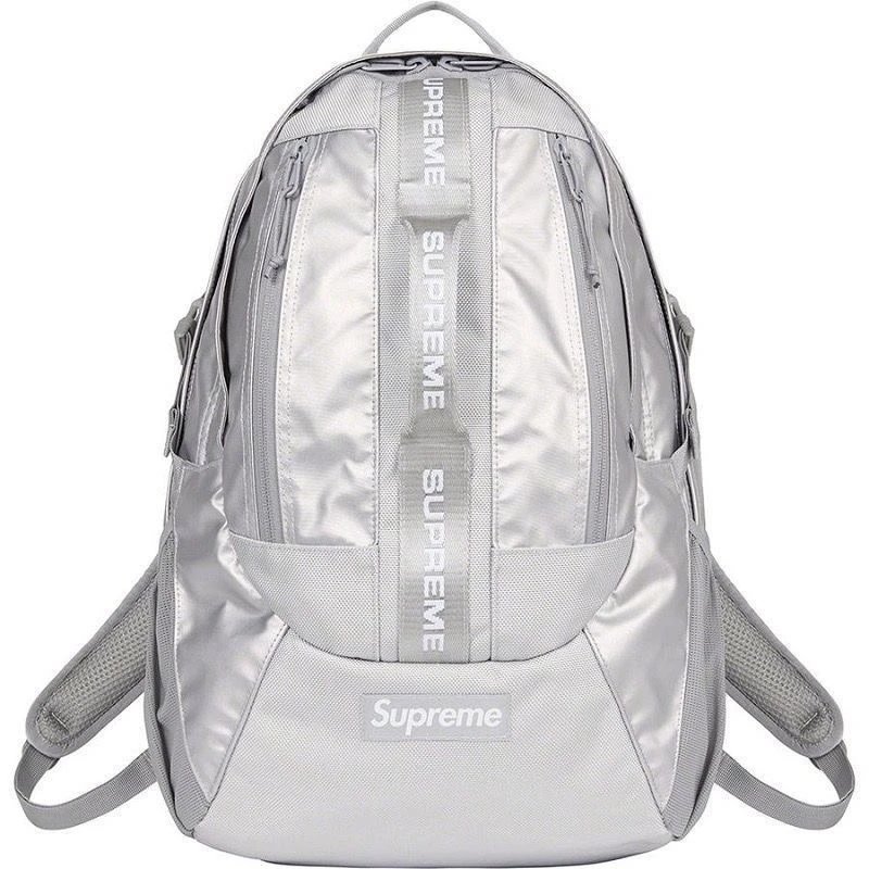Supreme Reflective Tape Backpack Silver - 1