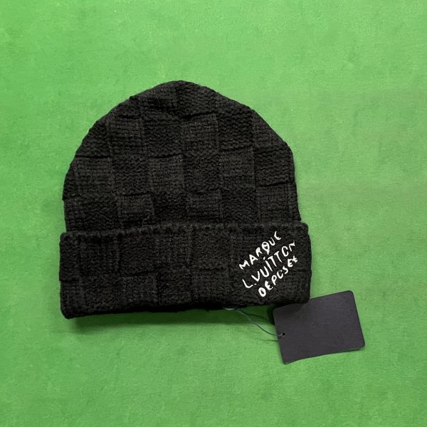 Maison Margiela x Louis Vuitton Knit Beanie Black product listing in Litbuy spreadsheet finds