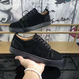 thumbnail for Men's shoes studded red soles trendy flat soles breathable liuding men's casual shoes