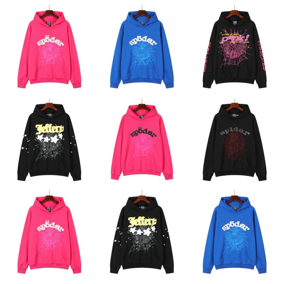 Spöder/Jeffery Spiderweb Hoodies [40 styles]