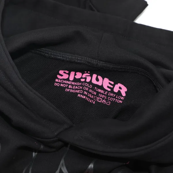SP5B I Love Spider Black Hoodie - 21