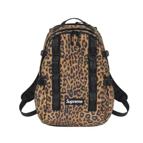Supreme Leopard Print Backpack - 1