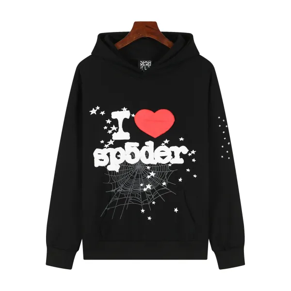 SP5B I Love Spider Black Hoodie - 1