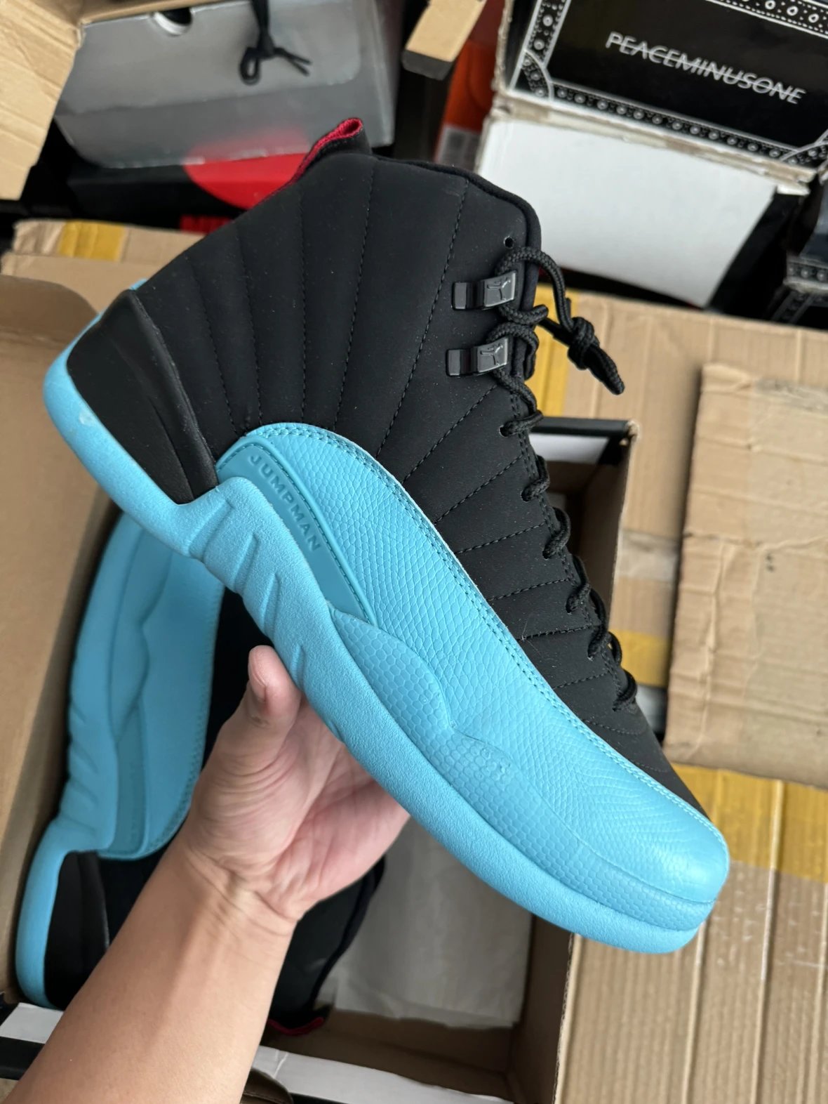 AJ12 Gamma Blue brand new original box B product genuine carbon Dongguan production