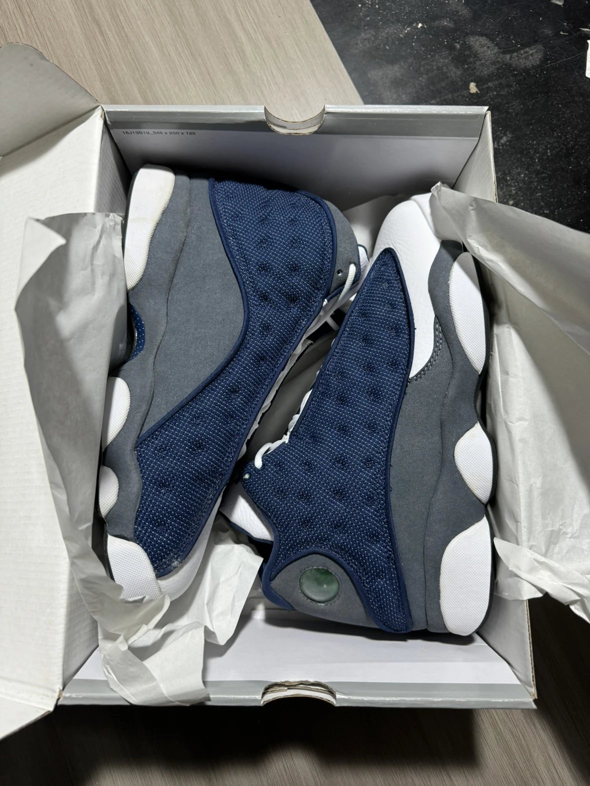 AJ13 Navy Blue Dongguan Made B-Grade Original Box No Returns or Exchanges