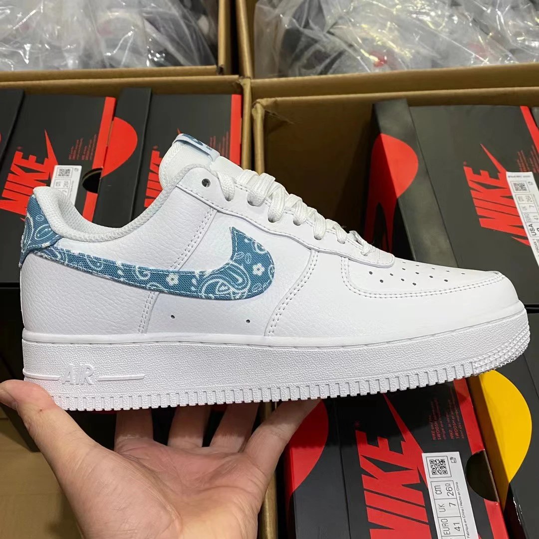 (Original Version) Nike Air Force 1 Low Essential "paisley" Cashew Flower