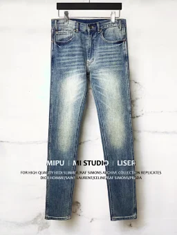 thumbnail for MIPU家C家风格基础蓝牛仔裤