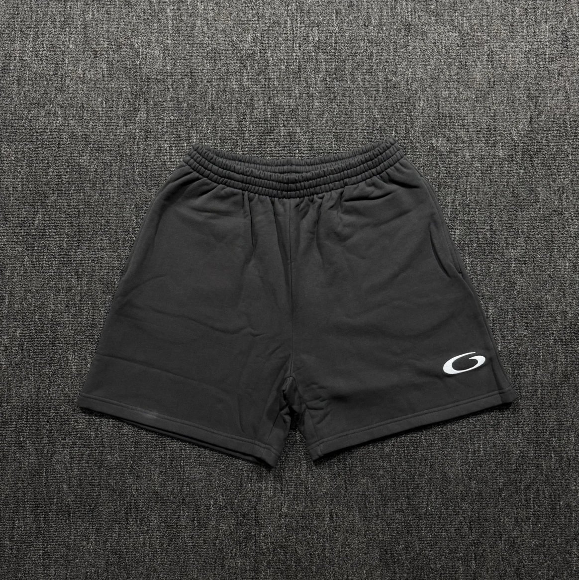 Limited Stock, Fast Shipping / GO7MADE / Independent Original Design / Cycling Shorts / Black Gray / Tajima Embroidery / PP Thread / Custom Dyed / Garment Washed