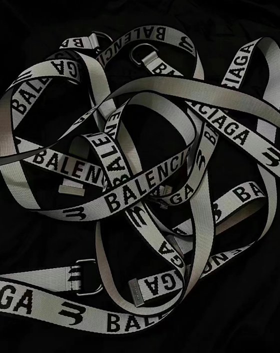 blcg belt Balenciag canvas logo webbing belt full original packaging two colors in stock