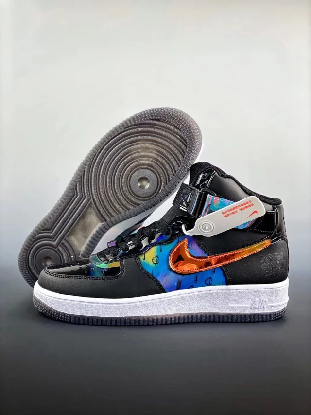 Nike Sneakers Air Force 1 low-top with graphic Swoosh designs product detail image 57