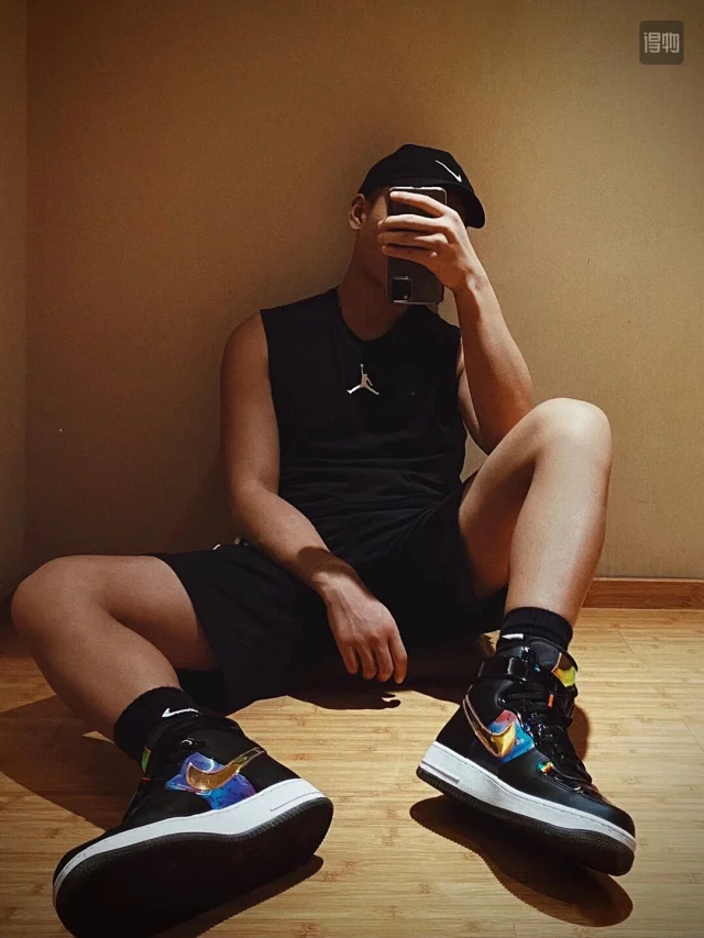 Nike Sneakers Air Force 1 low-top with graphic Swoosh designs product detail image 72