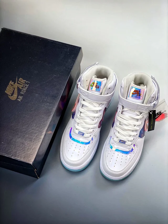 Nike Sneakers Air Force 1 low-top with graphic Swoosh designs product detail image 53