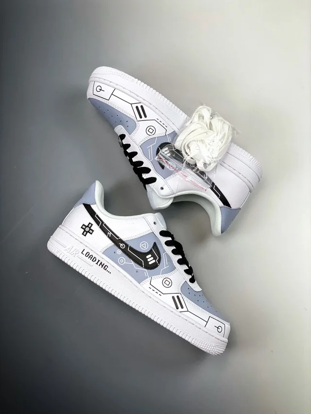 Nike Sneakers Air Force 1 low-top with graphic Swoosh designs product detail image 12