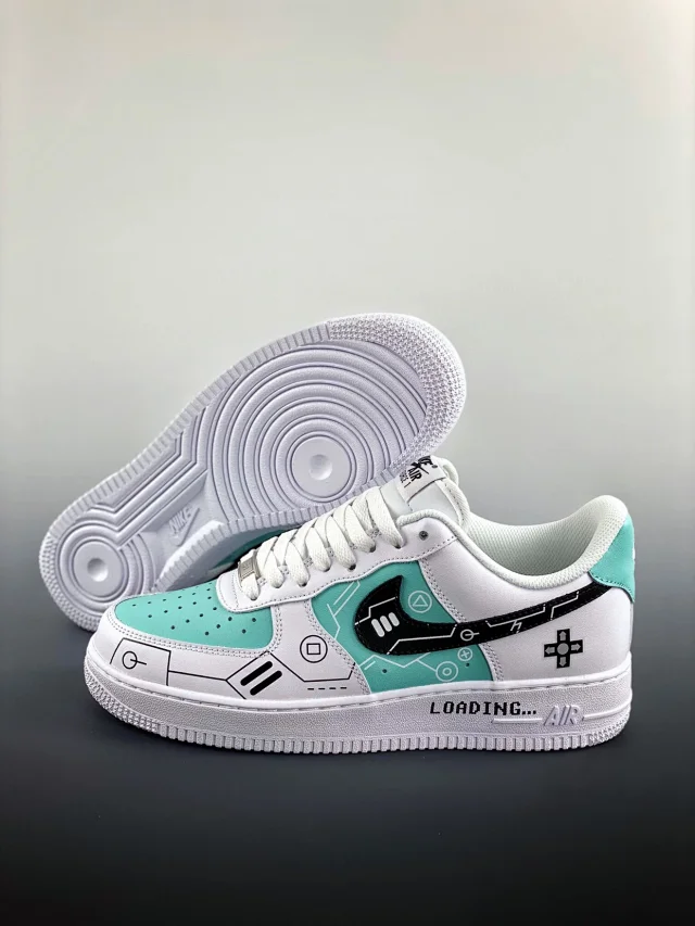 Nike Sneakers Air Force 1 low-top with graphic Swoosh designs product detail image 33