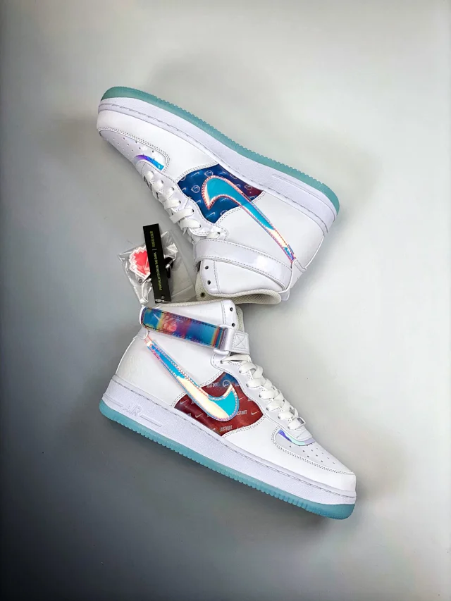 Nike Sneakers Air Force 1 low-top with graphic Swoosh designs product detail image 51