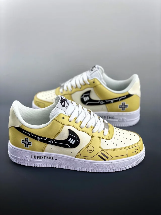 Nike Sneakers Air Force 1 low-top with graphic Swoosh designs product detail image 18