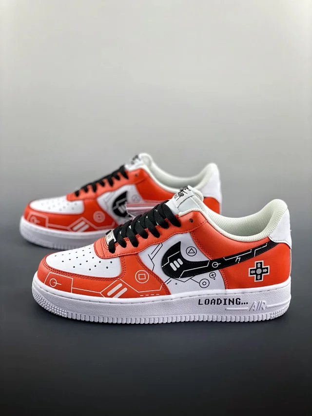 Nike Sneakers Air Force 1 low-top with graphic Swoosh designs product detail image 24