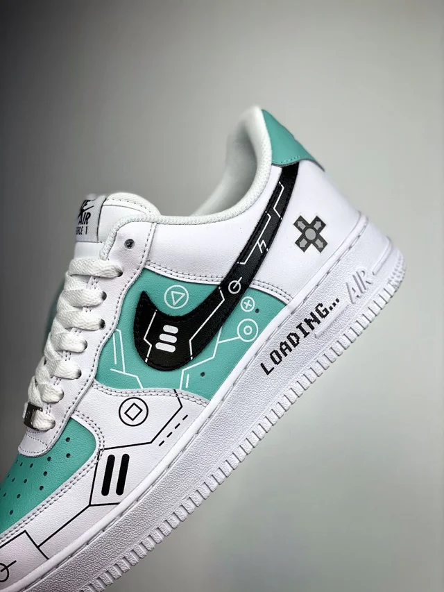 Nike Sneakers Air Force 1 low-top with graphic Swoosh designs product detail image 38