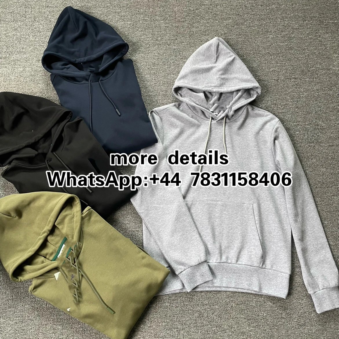 4-color hooded sweatshirt
