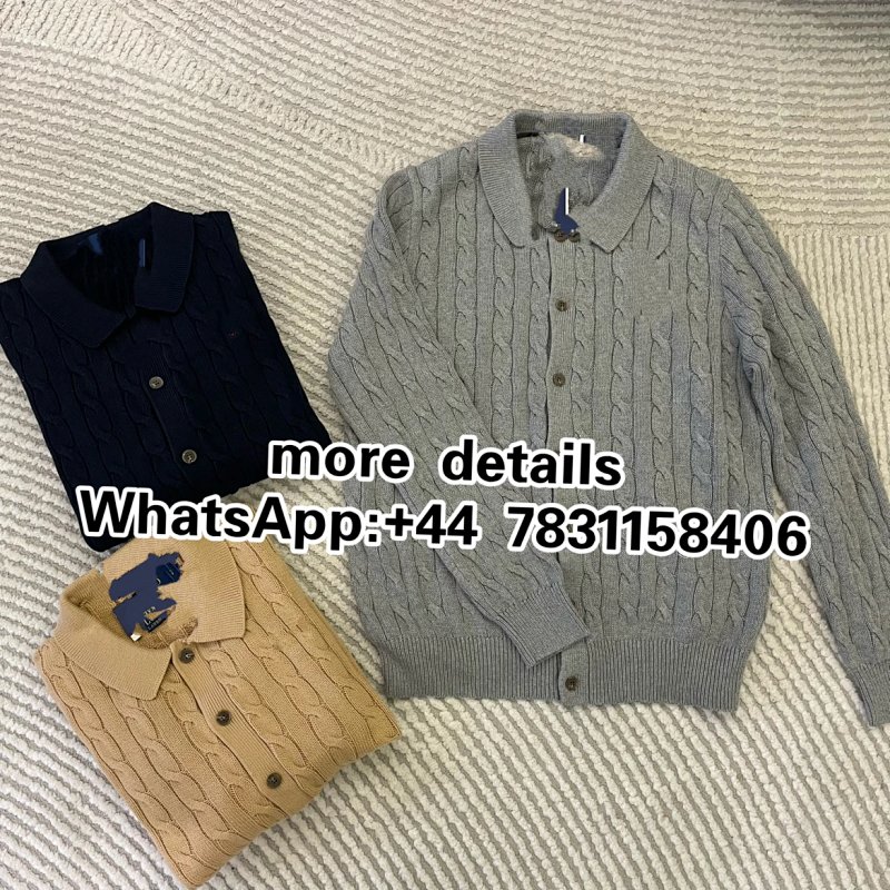 RL button sweater